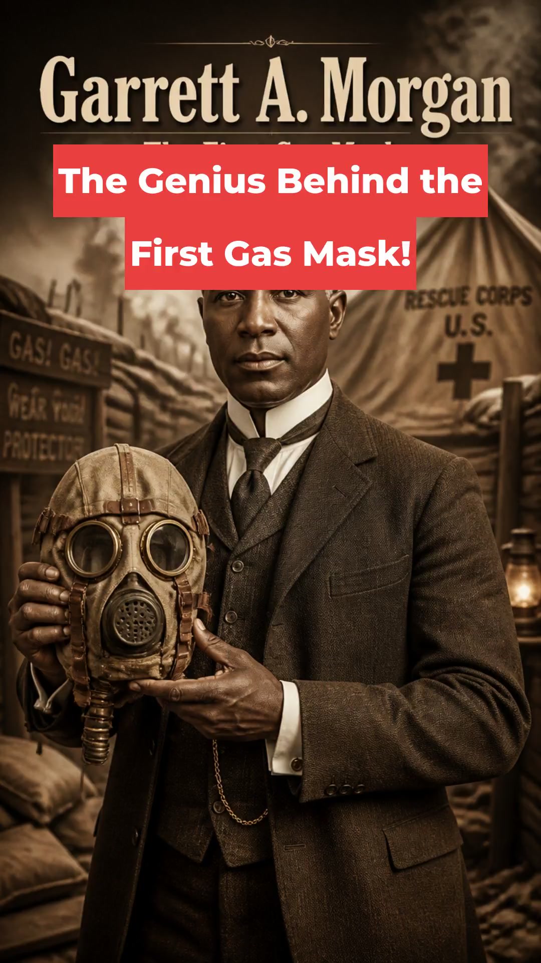 The Genius Behind the First Gas Mask!