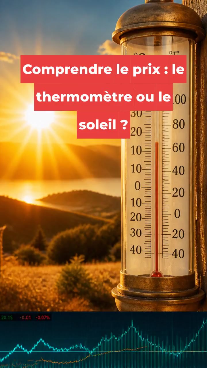 Comprendre le prix : le thermomètre ou le soleil ?