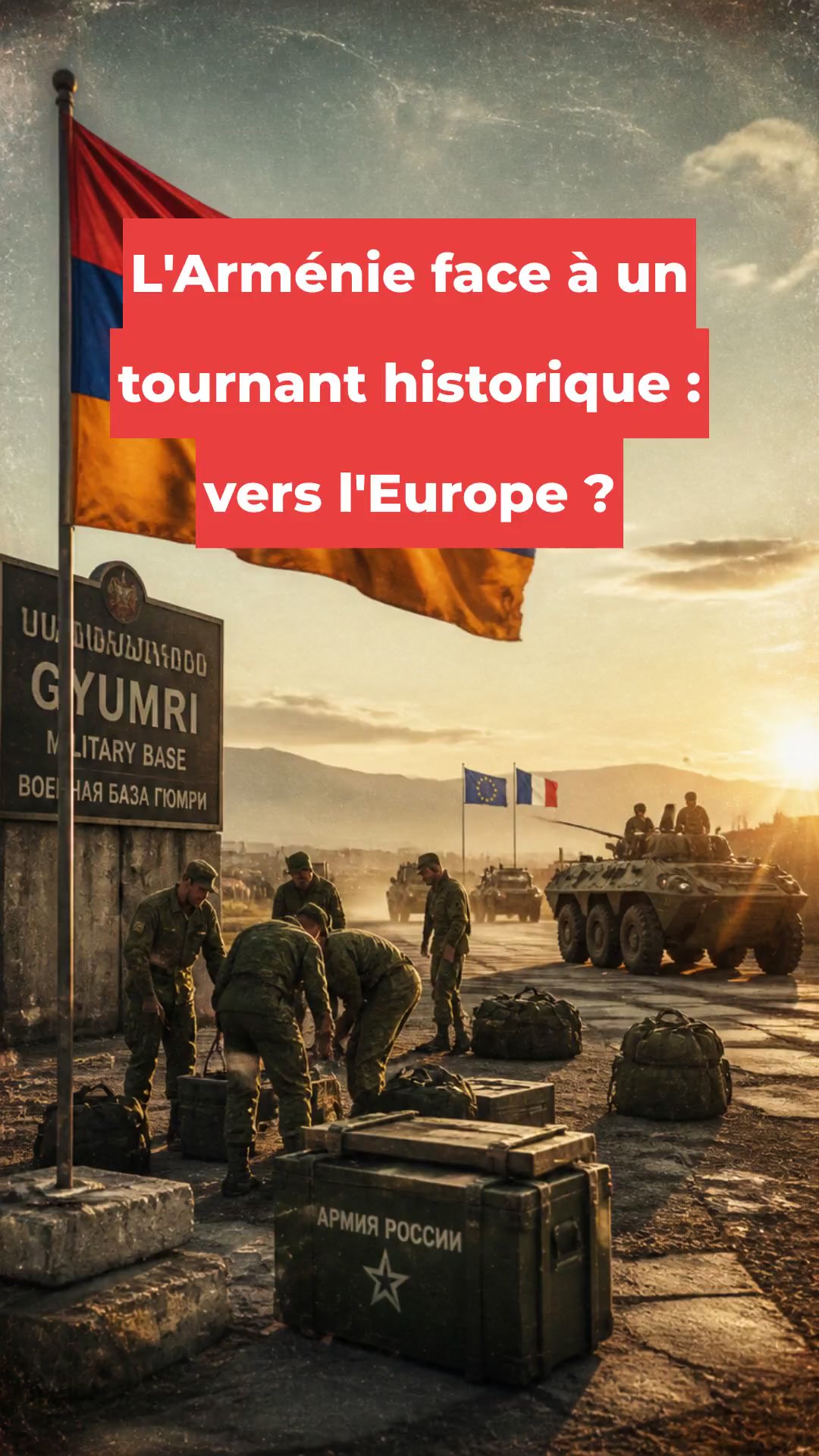 L'Arménie face à un tournant historique : vers l'Europe ?