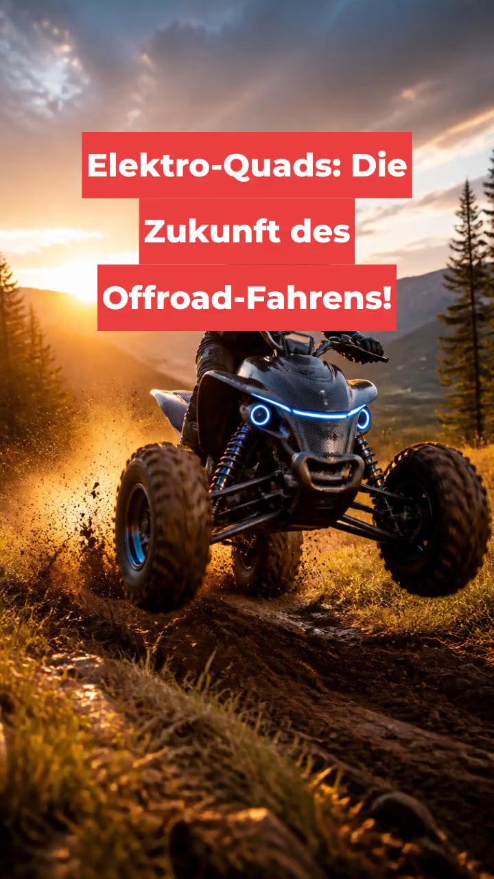 Elektro-Quads: Die Zukunft des Offroad-Fahrens!