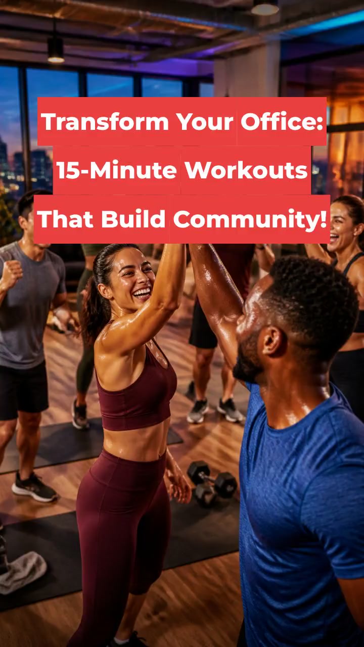 Transform Your Office: 15-Minute Workouts That Build Community!