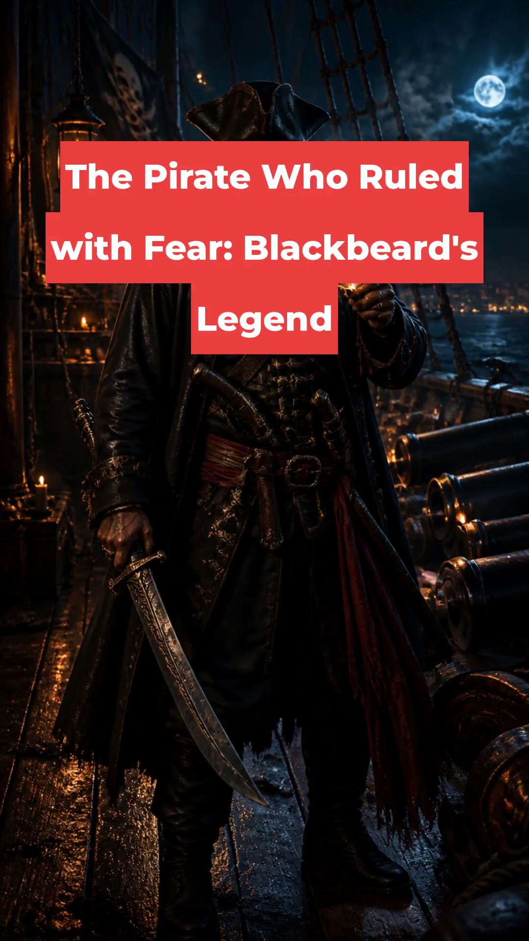 The Pirate Who Ruled with Fear: Blackbeard's Legend