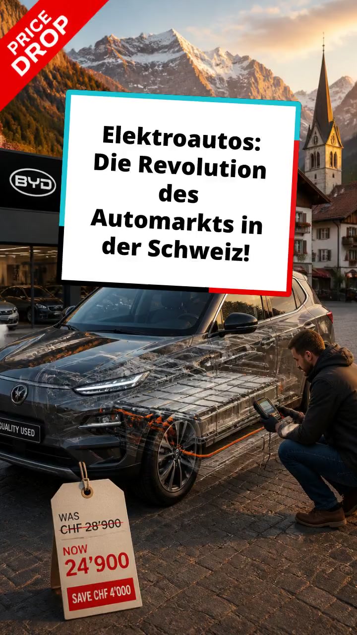 Elektroautos: Die Revolution des Automarkts in der Schweiz!