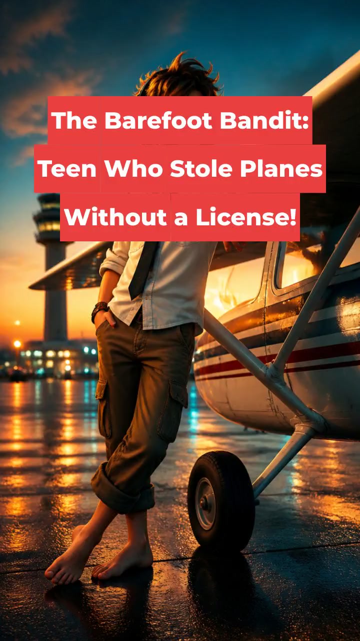 The Barefoot Bandit: Teen Who Stole Planes Without a License!