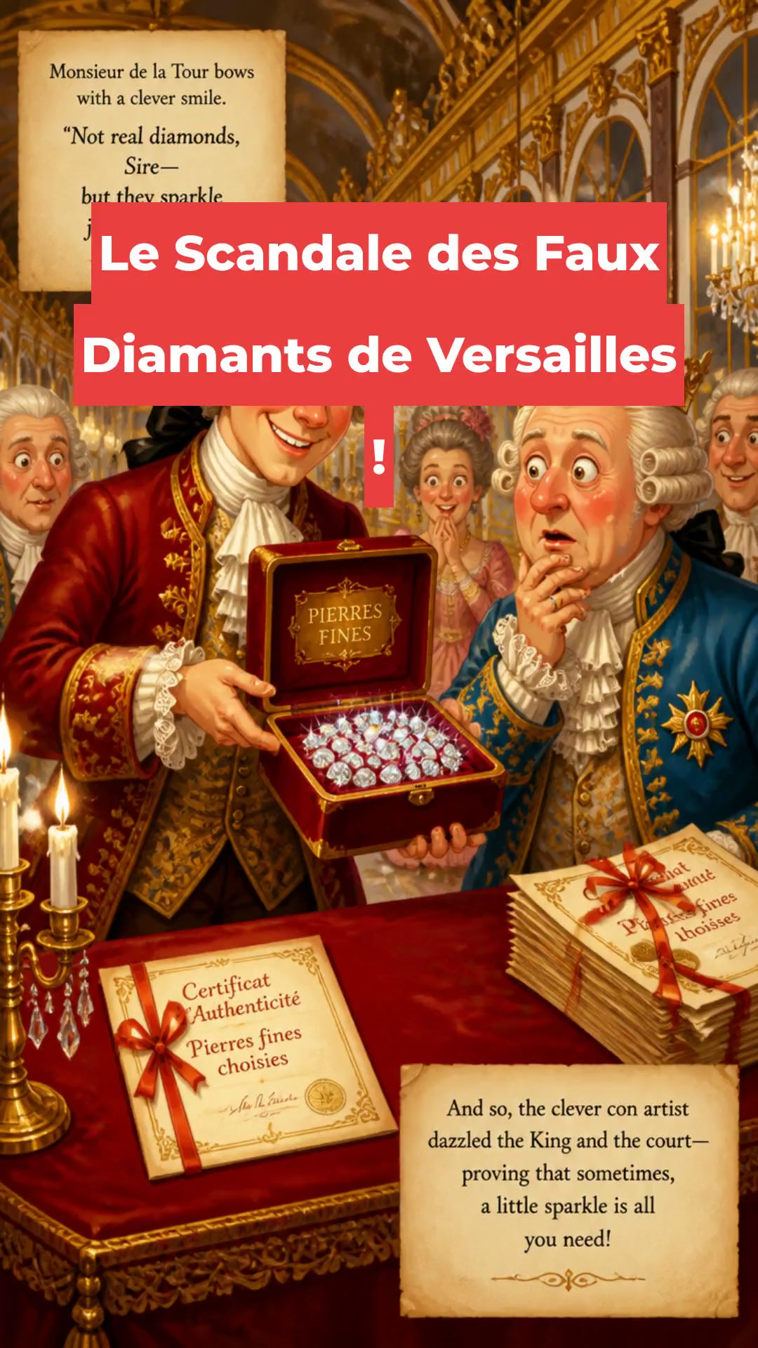 Le Scandale des Faux Diamants de Versailles !