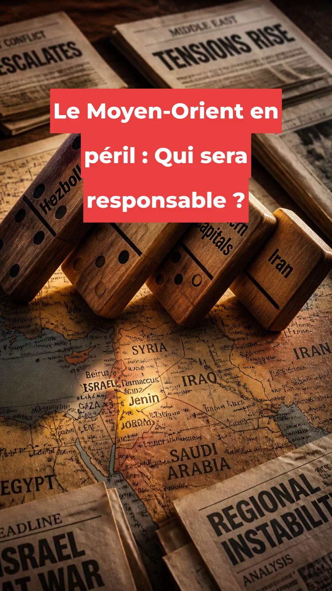 Le Moyen-Orient en péril : Qui sera responsable ?