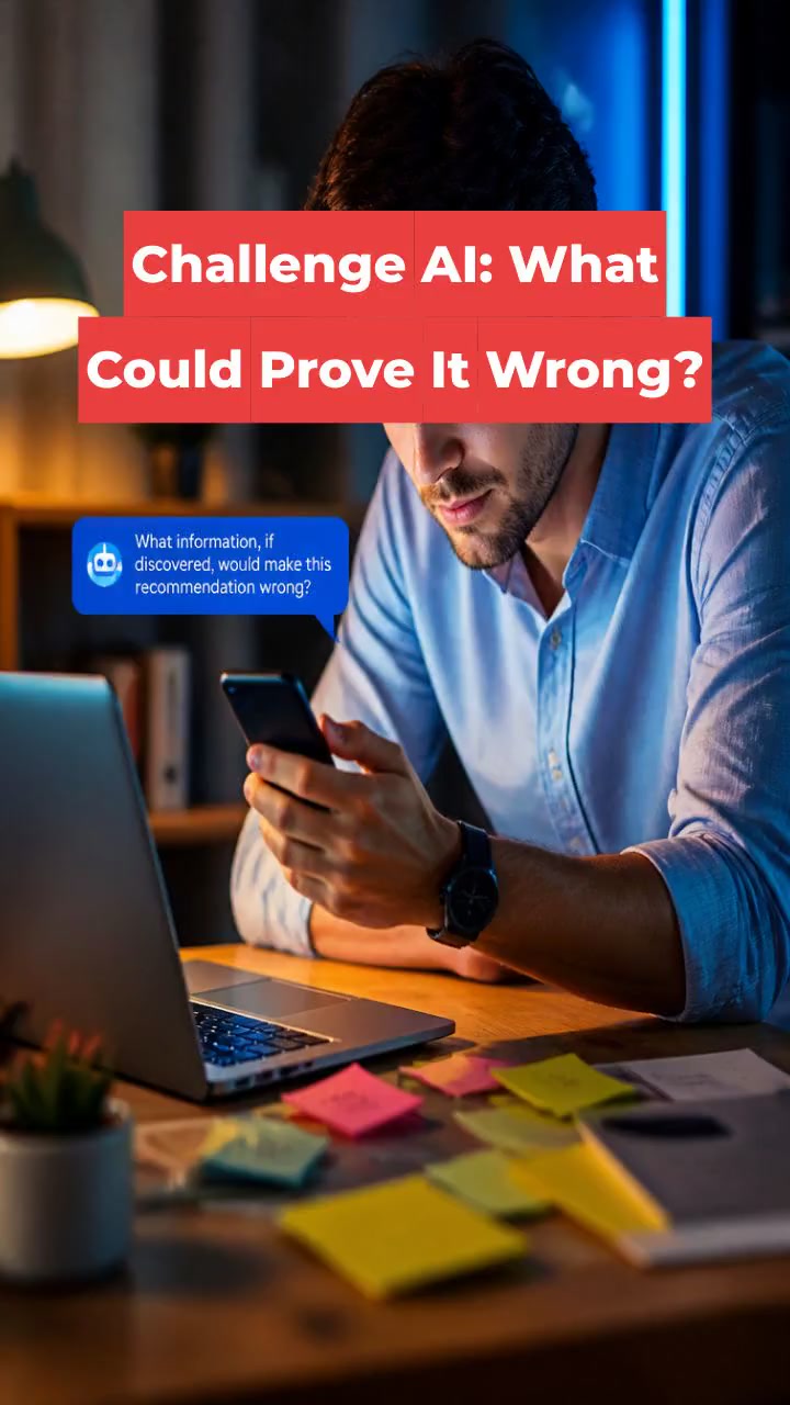Challenge AI: What Could Prove It Wrong?
