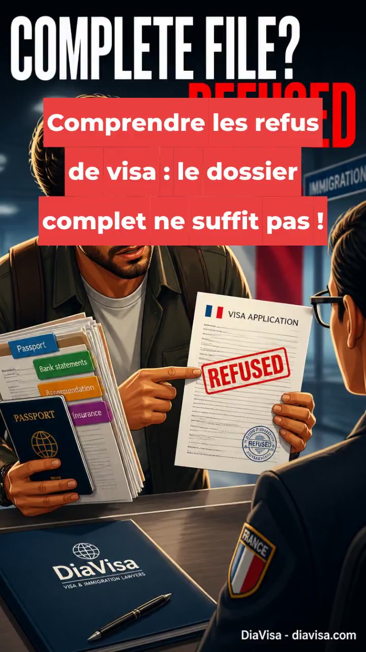 Comprendre les refus de visa : le dossier complet ne suffit pas !