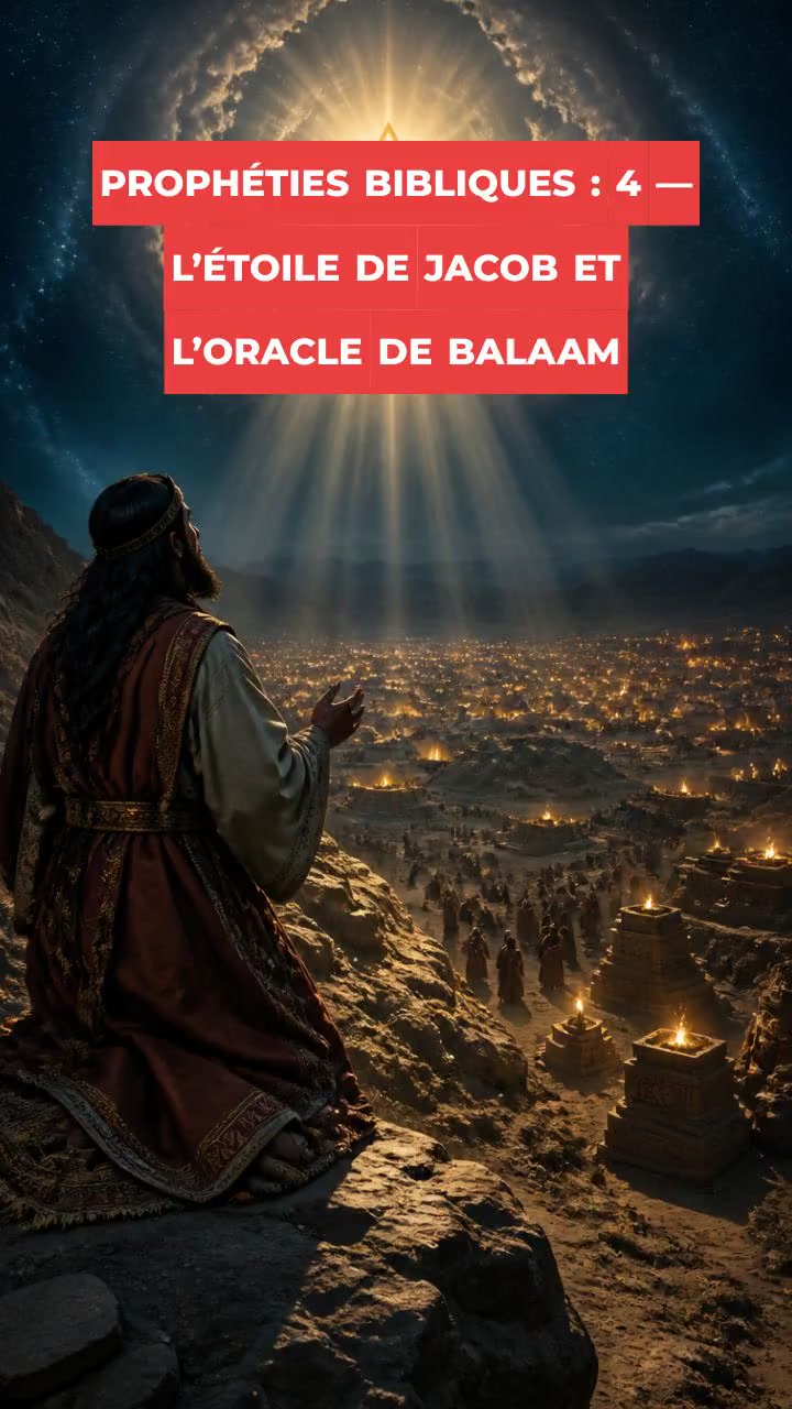 PROPHÉTIES BIBLIQUES : 4 — L’ÉTOILE DE JACOB ET L’ORACLE DE BALAAM