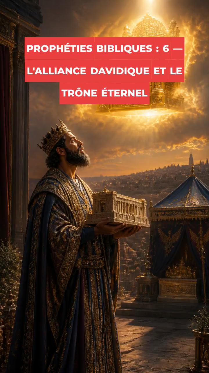 PROPHÉTIES BIBLIQUES : 6 — L'ALLIANCE DAVIDIQUE ET LE TRÔNE ÉTERNEL