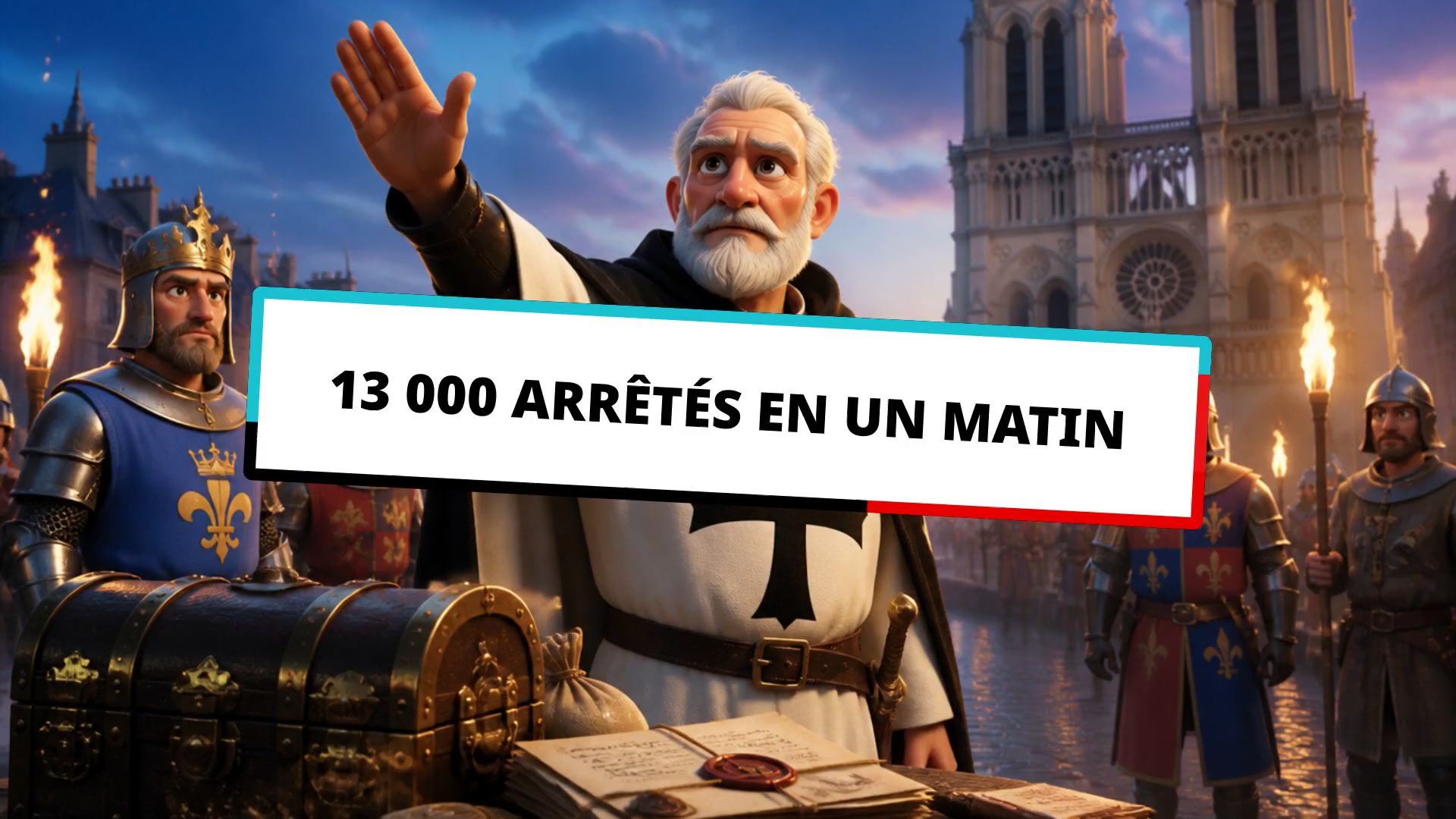La malédiction des Templiers : un roi et son destin tragique