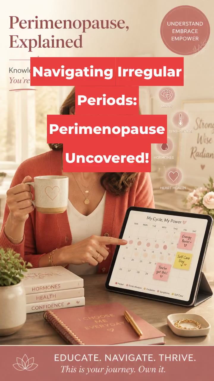 Navigating Irregular Periods: Perimenopause Uncovered!