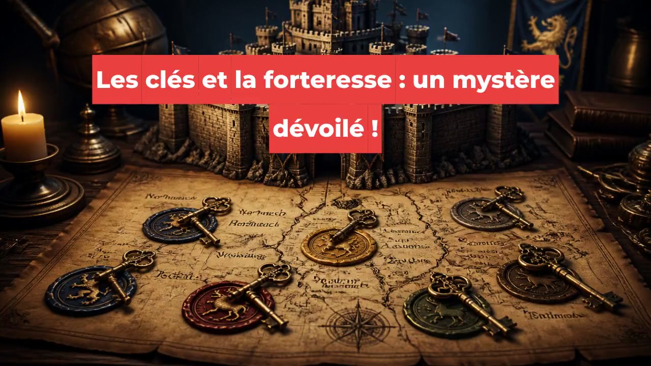 Les clés et la forteresse : un mystère dévoilé !