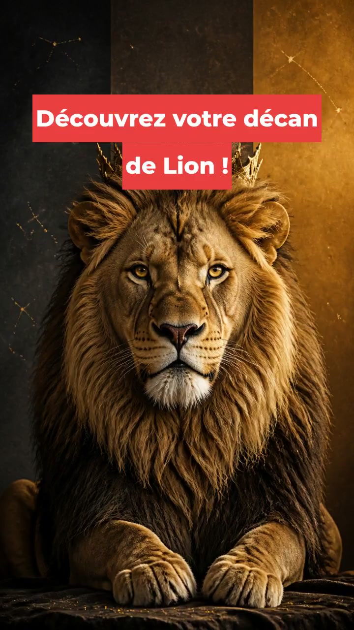 Découvrez votre décan de Lion !