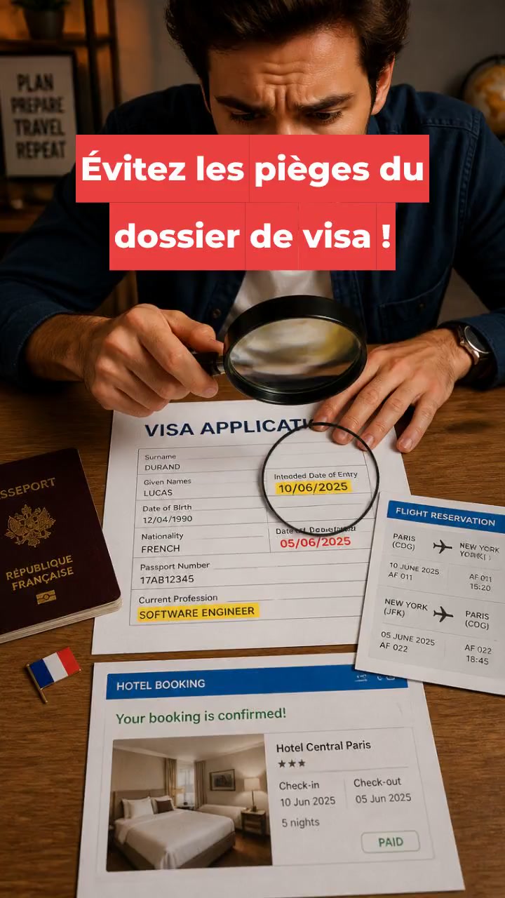 Évitez les pièges du dossier de visa !