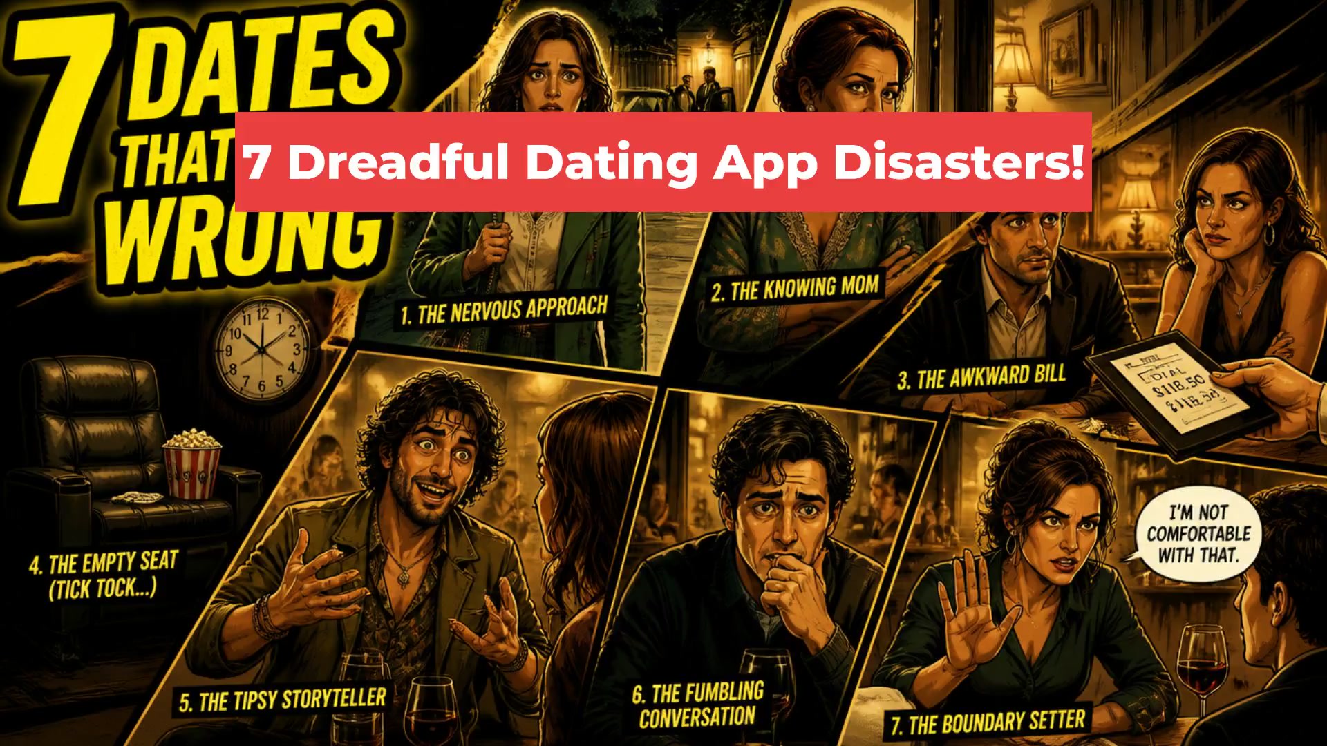 7 Dreadful Dating App Disasters!