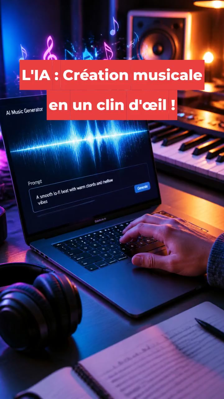 L'IA : Création musicale en un clin d'œil !