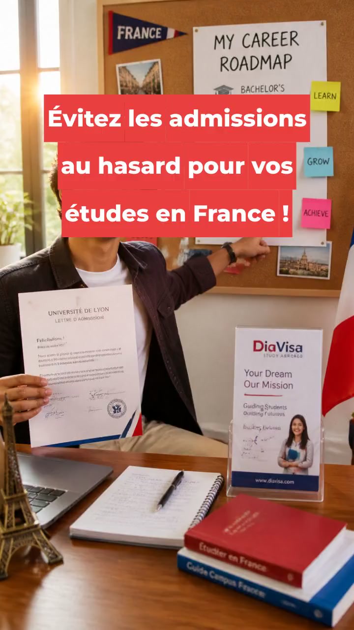 Évitez les admissions au hasard pour vos études en France !