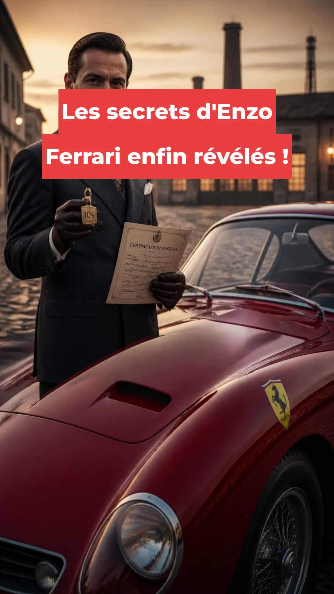 Les secrets d'Enzo Ferrari enfin révélés !