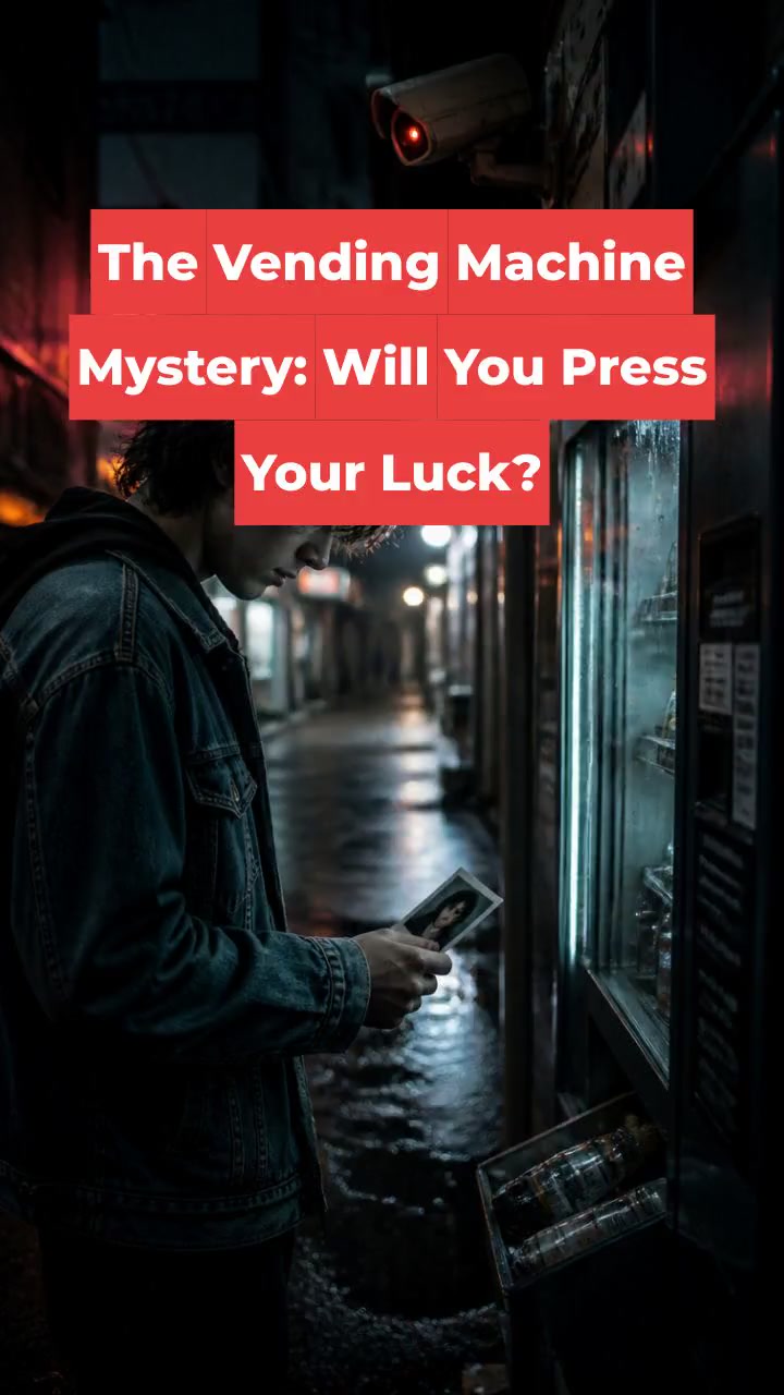 The Vending Machine Mystery: Will You Press Your Luck?