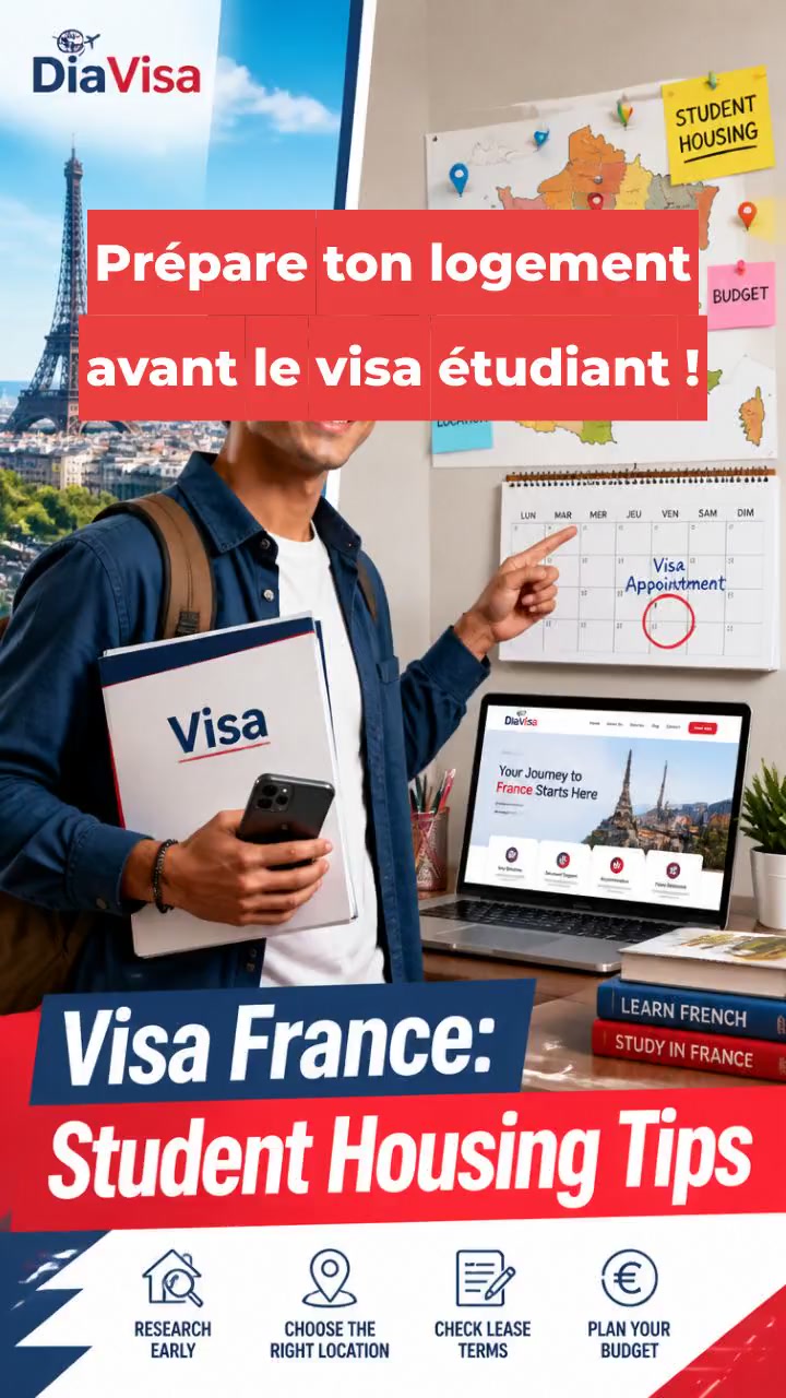 Prépare ton logement avant le visa étudiant !