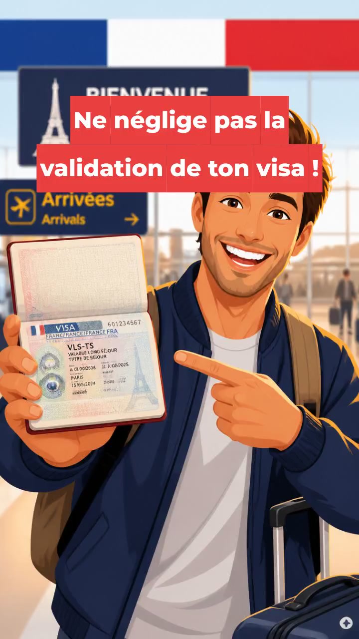 Ne néglige pas la validation de ton visa !