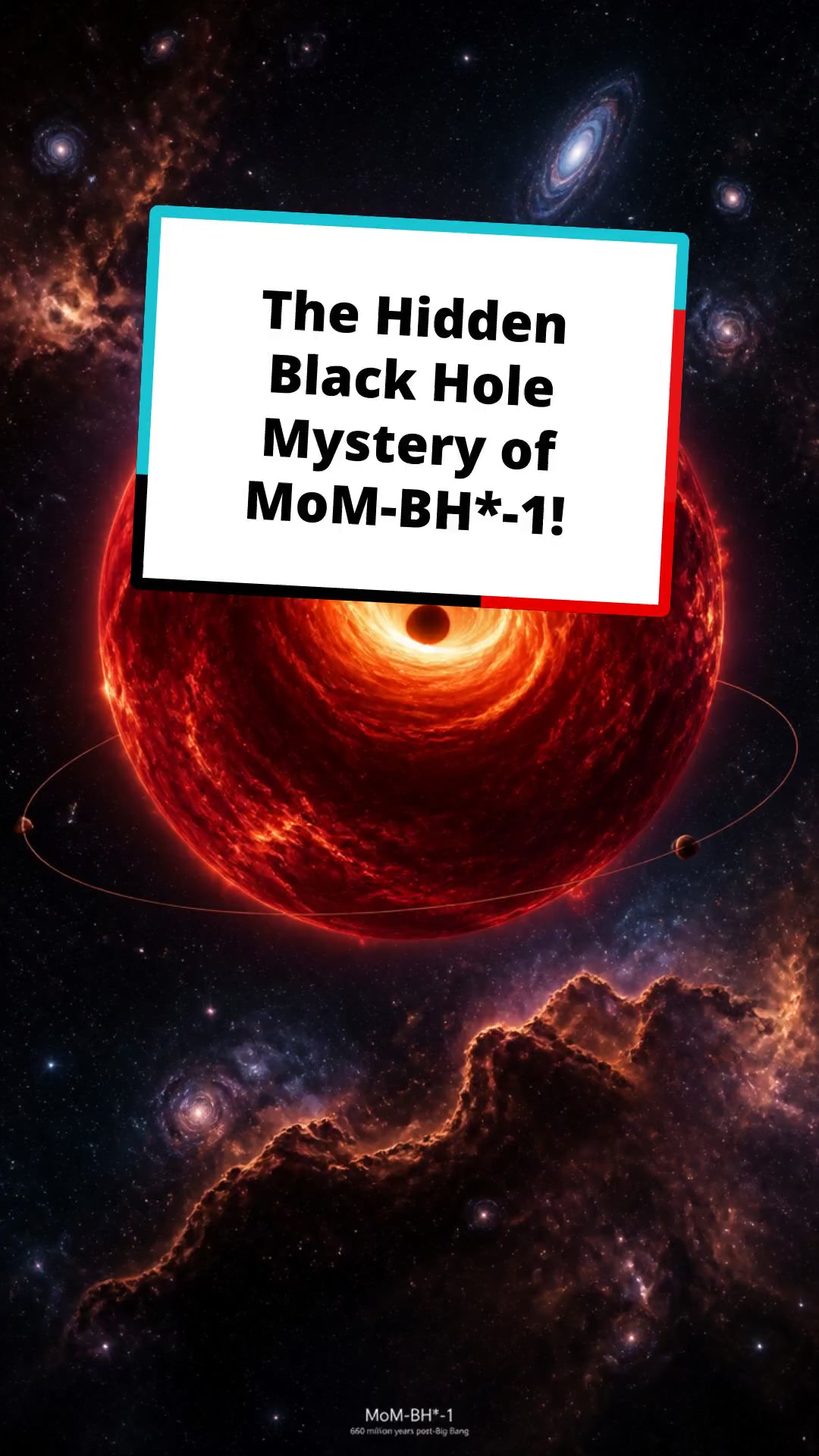The Hidden Black Hole Mystery of MoM-BH*-1!