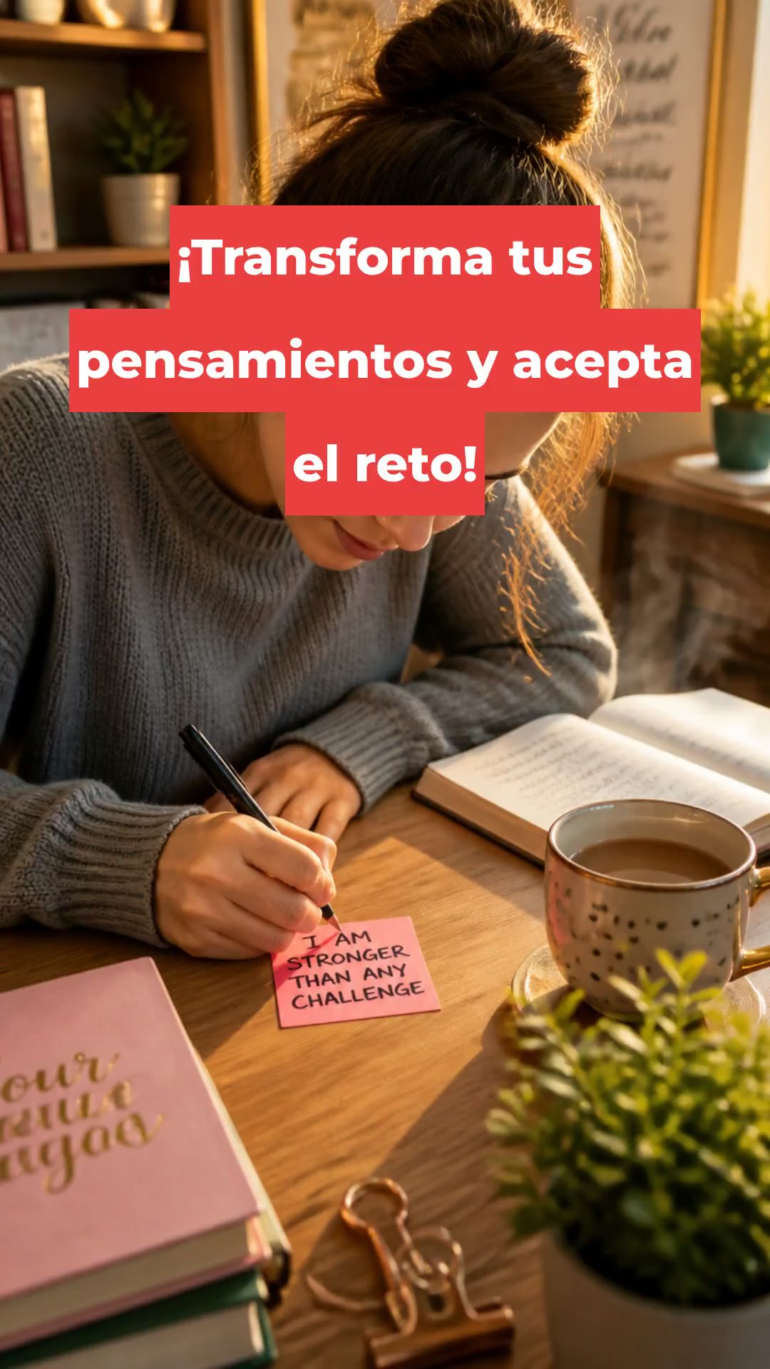 ¡Transforma tus pensamientos y acepta el reto!