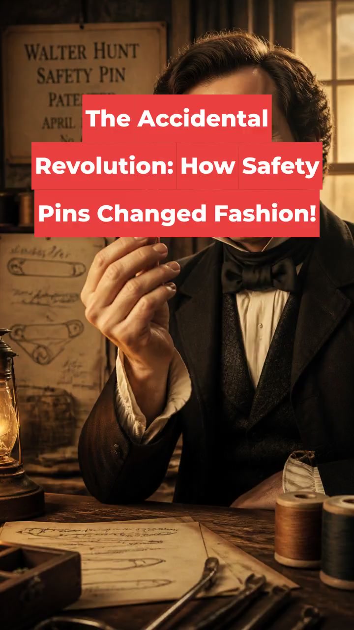 The Accidental Revolution: How Safety Pins Changed Fashion!