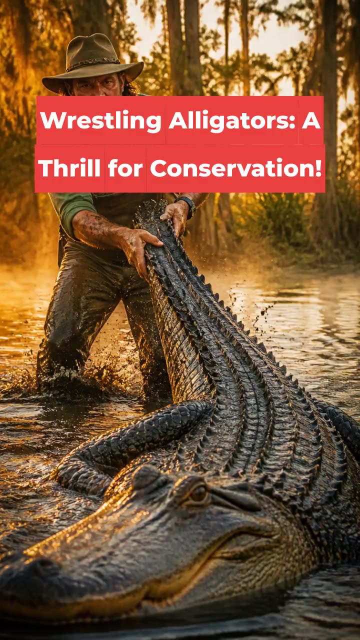 Wrestling Alligators: A Thrill for Conservation!