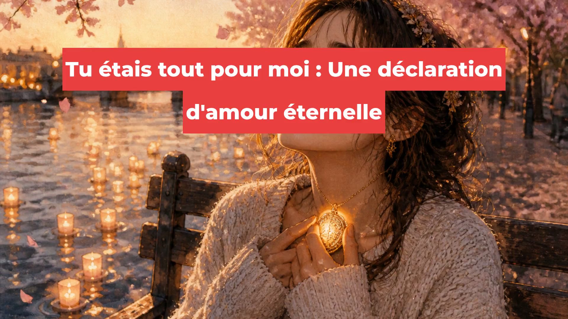 Tu étais tout pour moi : Une déclaration d'amour éternelle