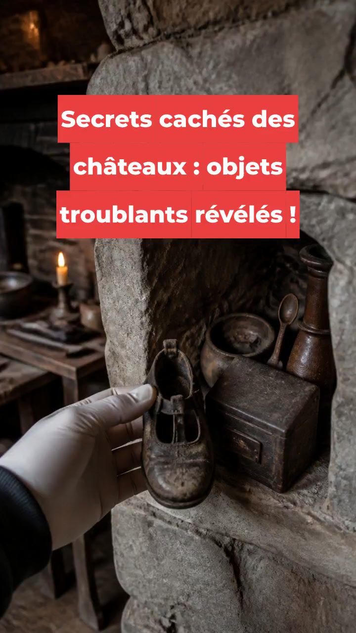Secrets cachés des châteaux : objets troublants révélés !