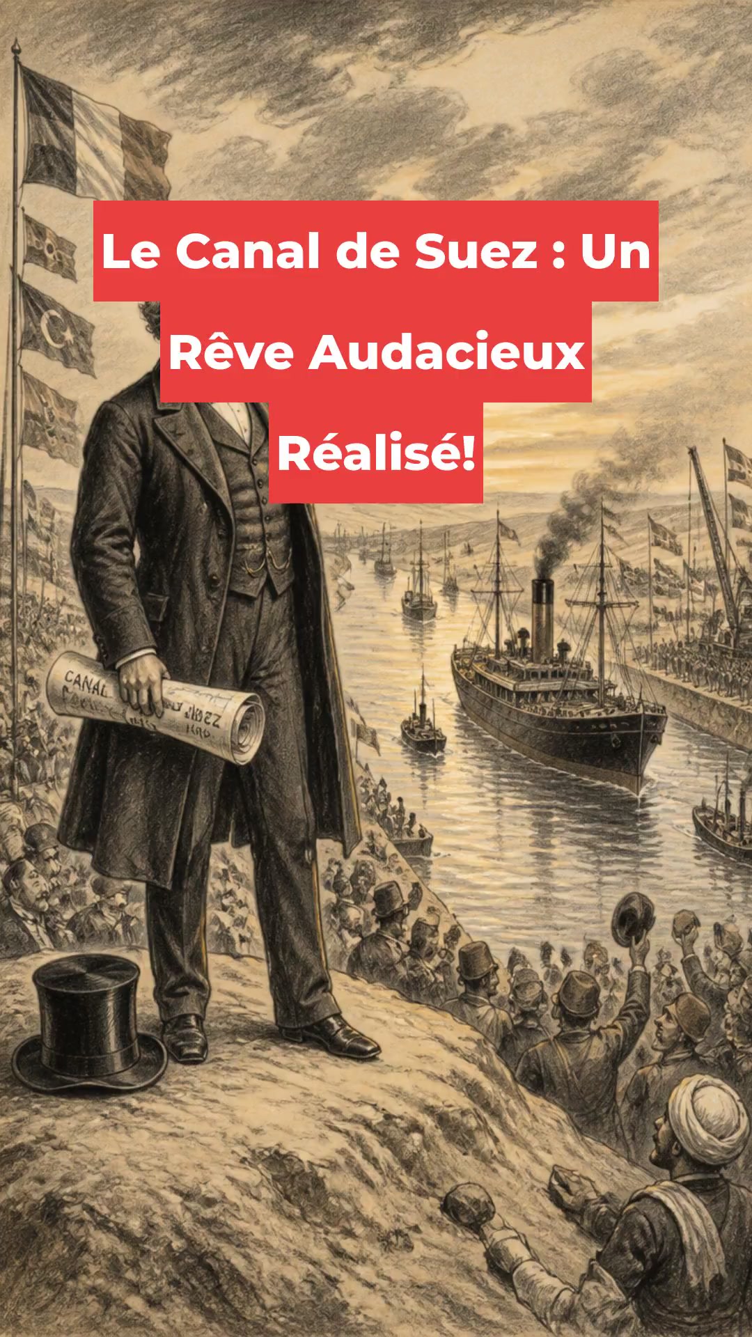 Le Canal de Suez : Un Rêve Audacieux Réalisé!