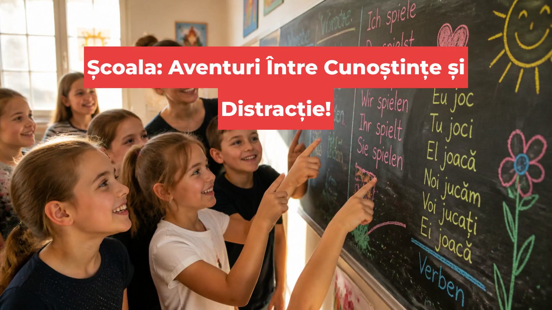 Școala: Aventuri Între Cunoștințe și Distracție!
