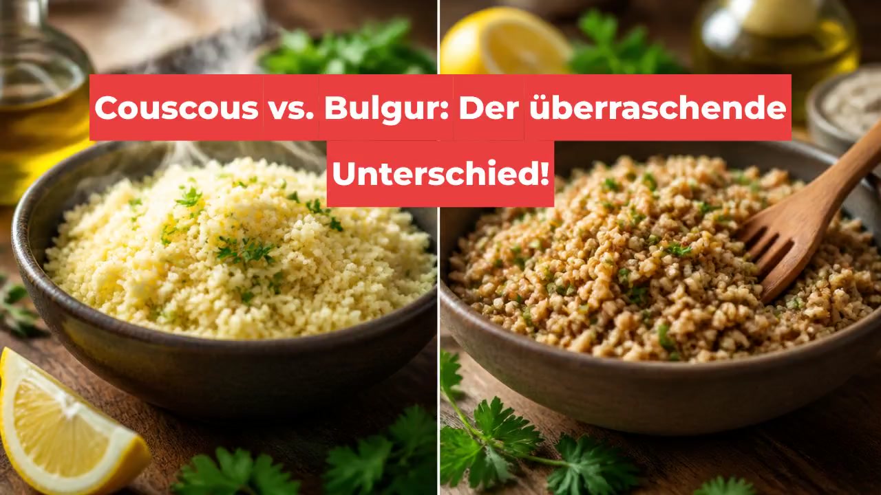 Couscous vs. Bulgur: Der überraschende Unterschied!