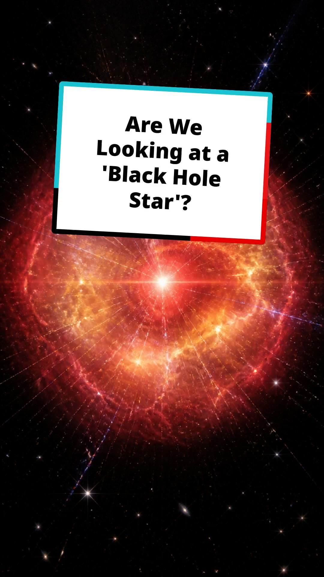 Are We Looking at a 'Black Hole Star'?