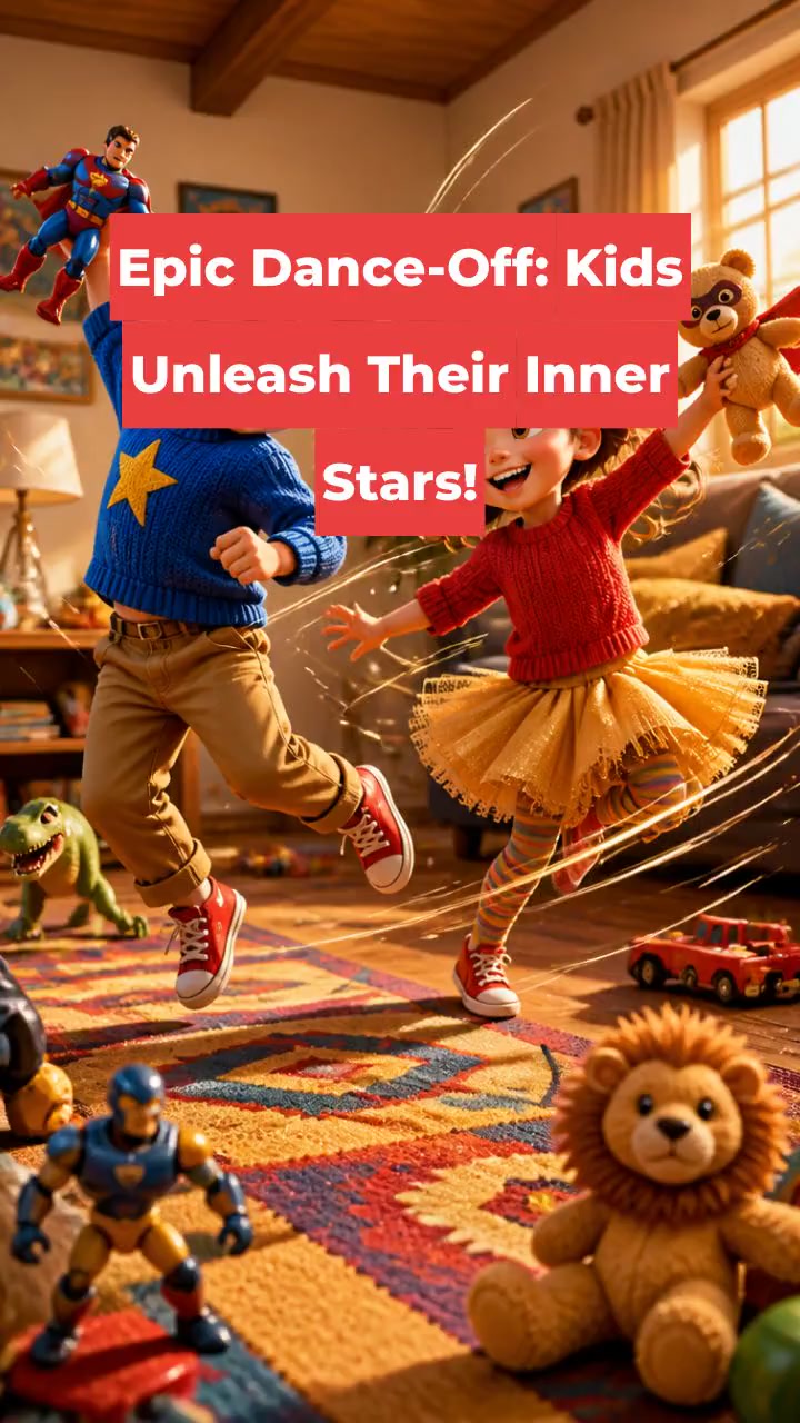 Epic Dance-Off: Kids Unleash Their Inner Stars!