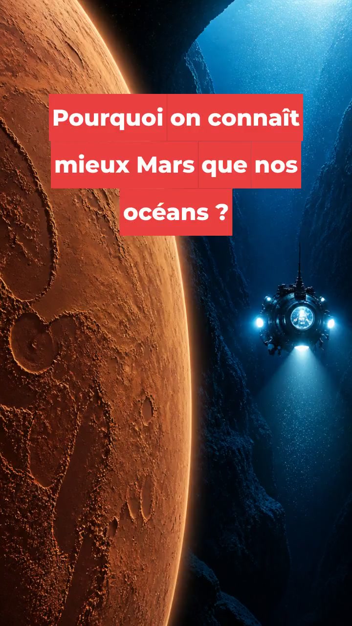 Pourquoi on connaît mieux Mars que nos océans ?