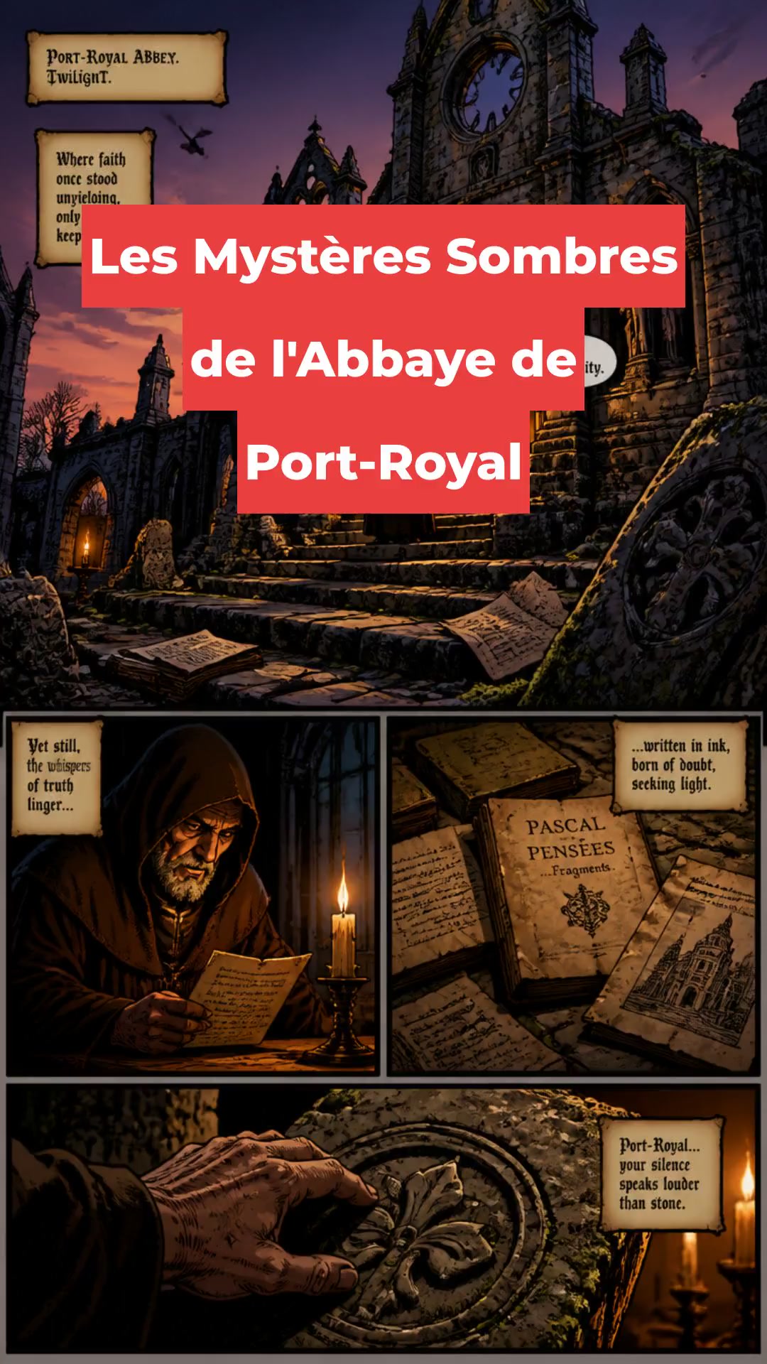 Les Mystères Sombres de l'Abbaye de Port-Royal