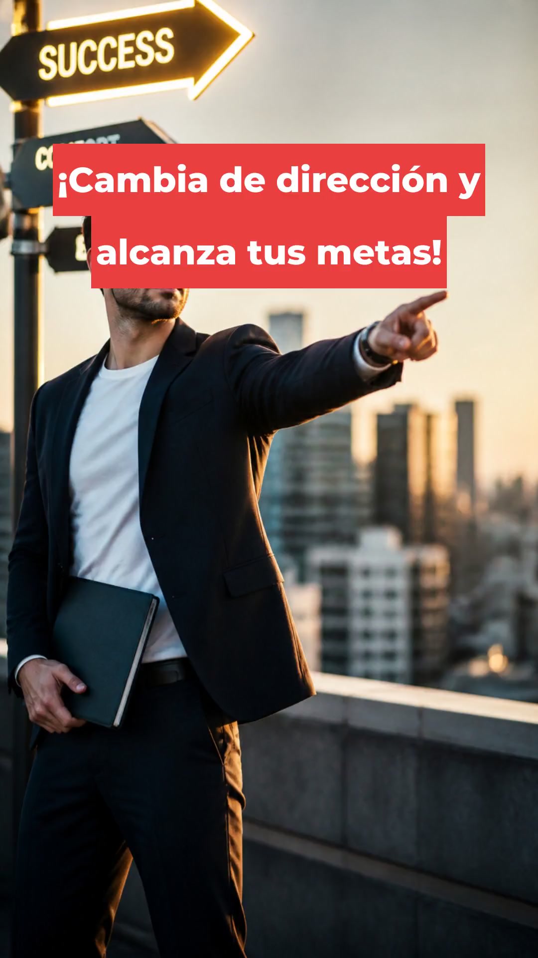 ¡Cambia de dirección y alcanza tus metas!