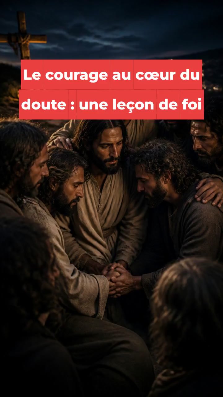 Le courage au cœur du doute : une leçon de foi