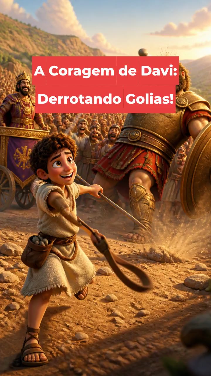 A Coragem de Davi: Derrotando Golias!
