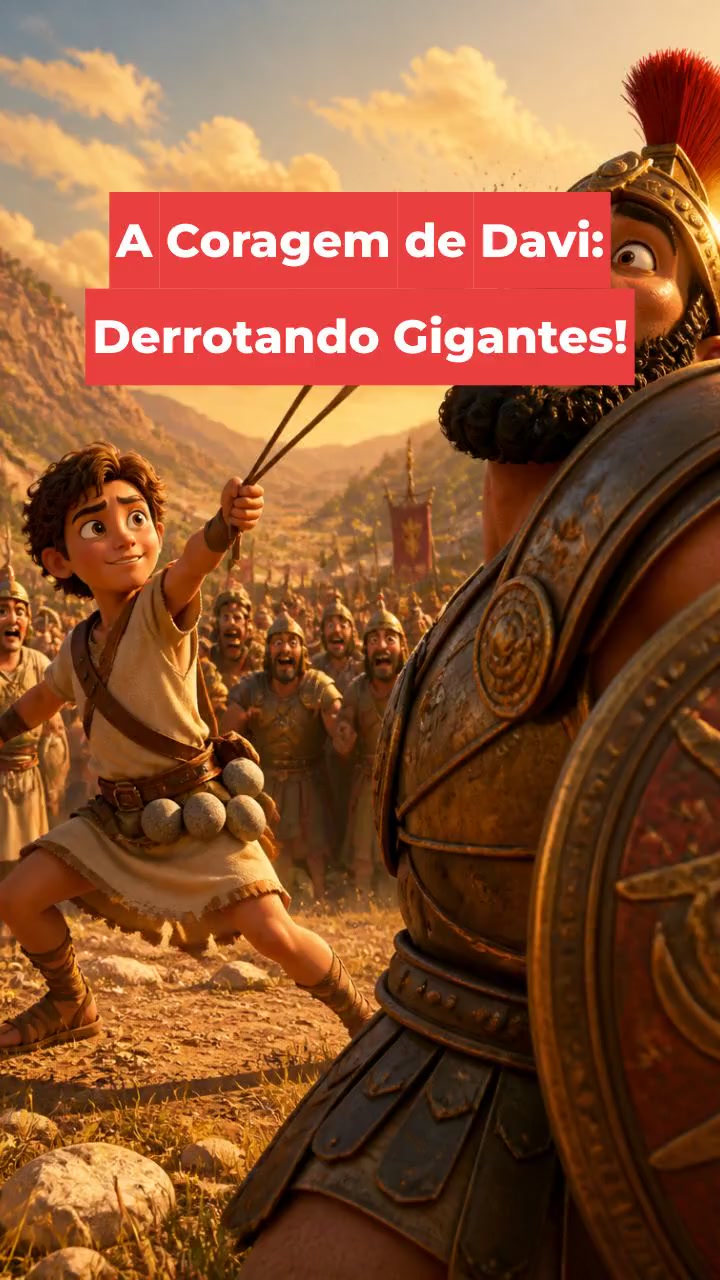 A Coragem de Davi: Derrotando Gigantes!