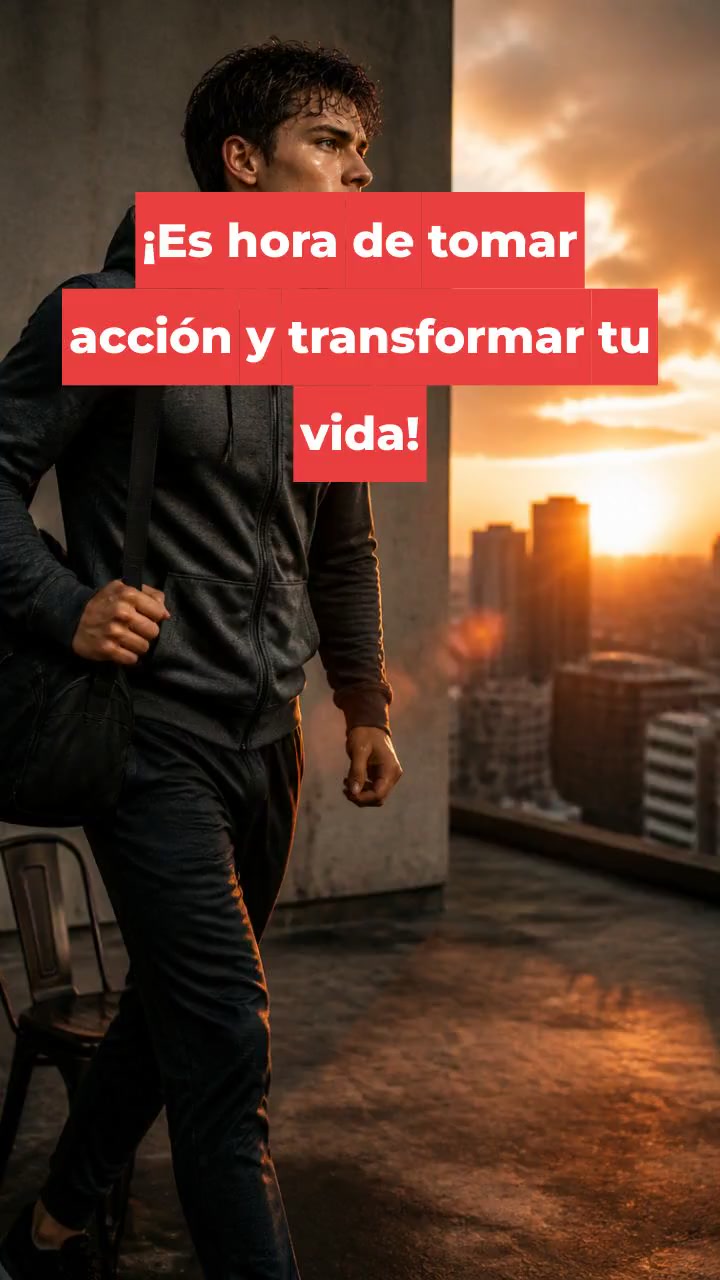 ¡Es hora de tomar acción y transformar tu vida!