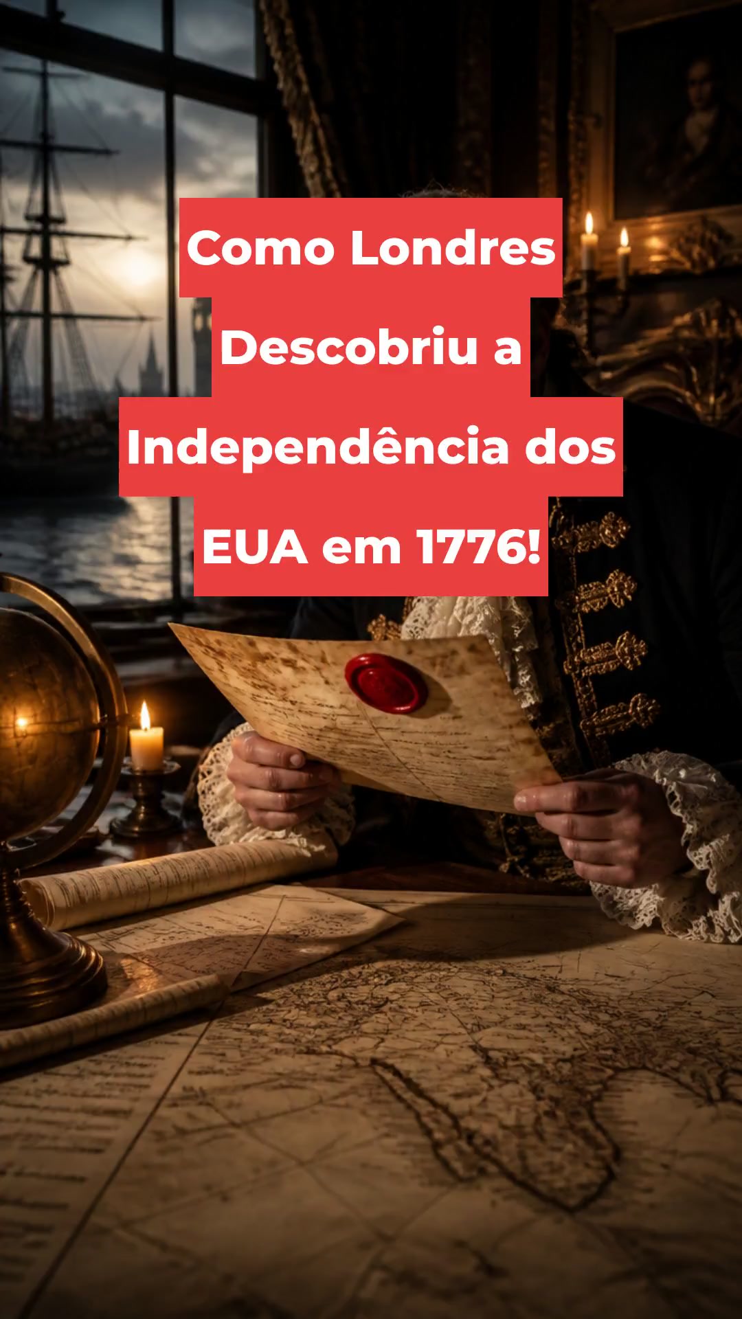 Como Londres Descobriu a Independência dos EUA em 1776!