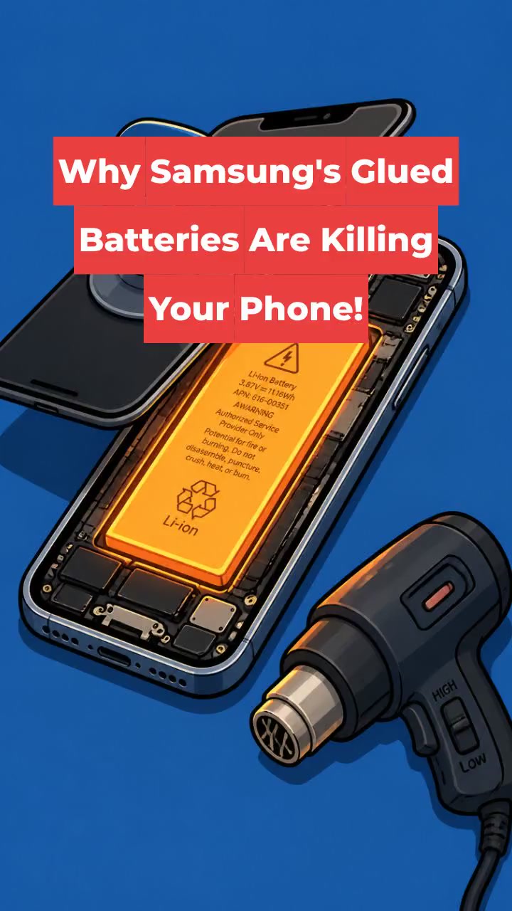 Why Samsung's Glued Batteries Are Killing Your Phone!
