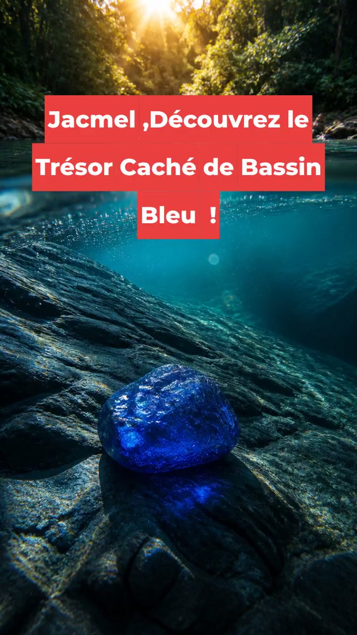 Découvrez le Trésor Caché de Bassin Bleu !