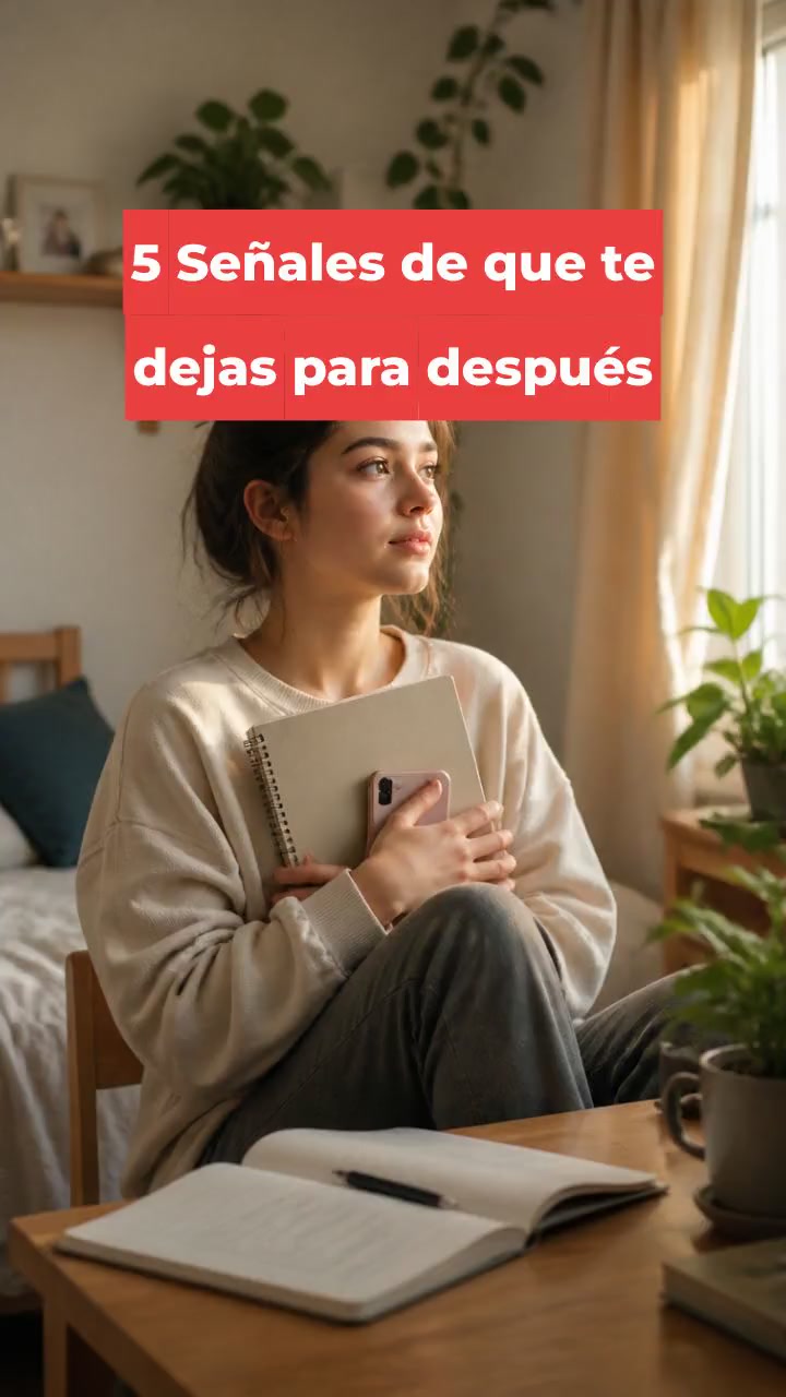 5 Señales de que te dejas para después