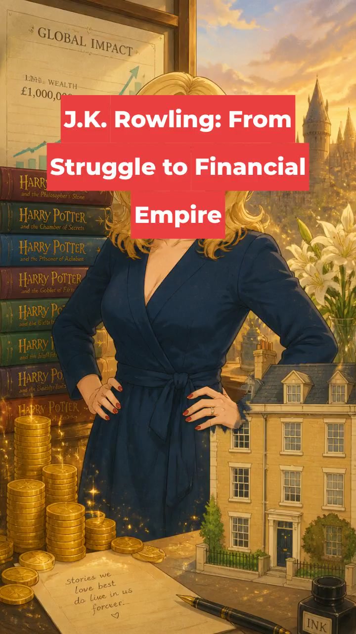 J.K. Rowling: From Struggle to Financial Empire