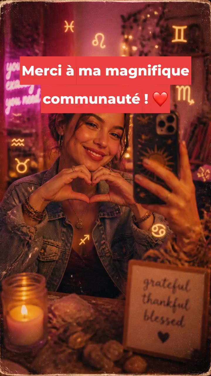 Merci à ma magnifique communauté ! ❤️